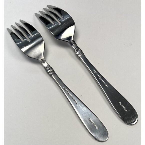 2x Next Day Gourmet Balustrade 7" DINNER FORKS *Same as Oneida Avondale* EUC - Picture 4 of 4